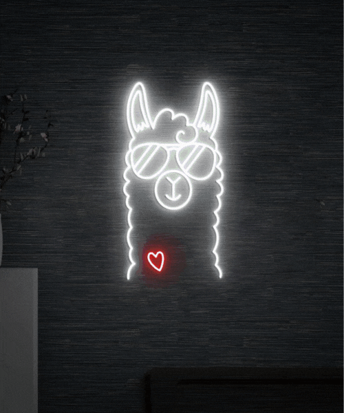 Lama Neonlicht  Lama Neonlicht